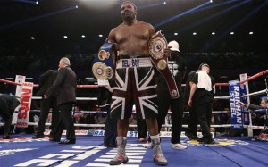 Standing proud: Dereck Chisora after his points victory over Kevin Johnson