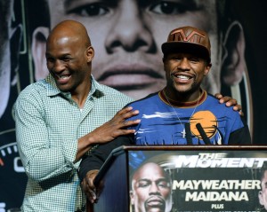 Bernard Hopkins and Floyd Mayweather Jr with the honors of the month