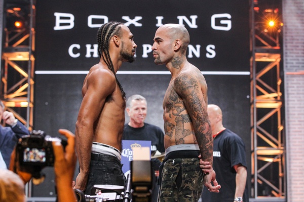Keith Thurman - Luis Collazo-weigh-in.