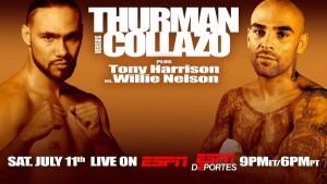 Undefeated, the 26-year-old Thurman (25-0, 21 KOs) is an eight-year pro who fights out of Clearwater, Florida.