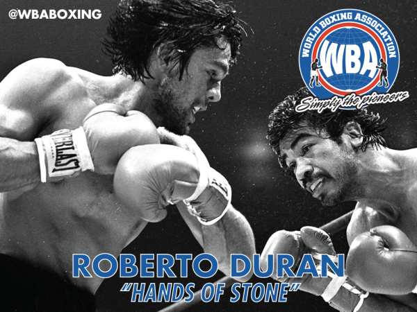 Roberto Duran & WBA banner