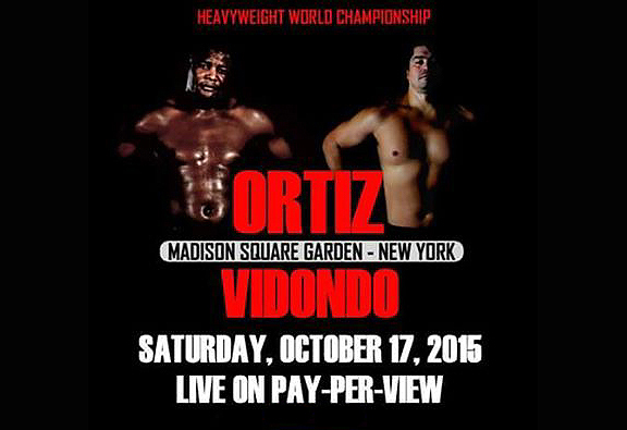 On Saturday, October 17, Luis Ortiz and Matias Ariel Vidondo will face off at Madison Square Garden. 