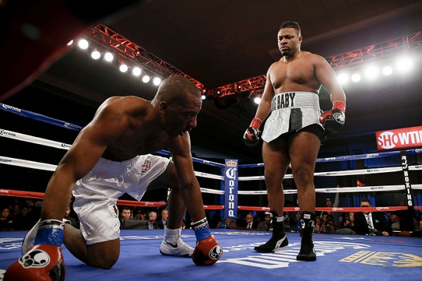 Jarrell “Big Baby” Miller is big, he is bad, and he punches with bad intentions. (Photo: Stephanie Lin/Showtime)