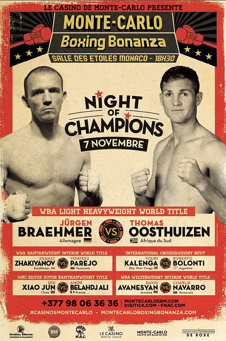 Promoter Rodney Berman called it off because of perceived bad behavior on the part of the South African challenger.
