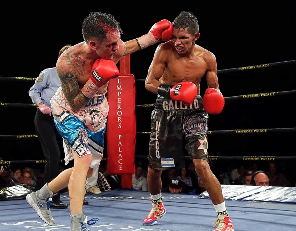 Byron Rojas unseated Hekkie Budler via unanimous decision at Emperors Palace in South Africa on March 19. (Photo: Nick Lourens)