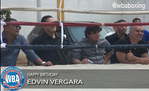 Feliz cumpleaños Edvin Vergara