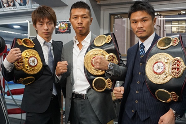 Taguchi - Uchiyama Kono Triple title